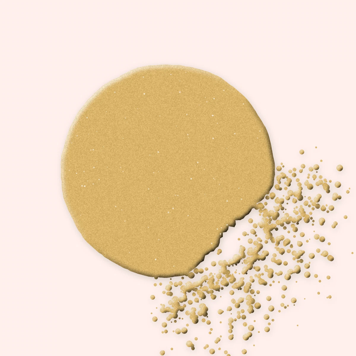 Enlumineur Mine Reposée à l'huile d'argan – Joli Quotidien, aperçu de la teinte Doré