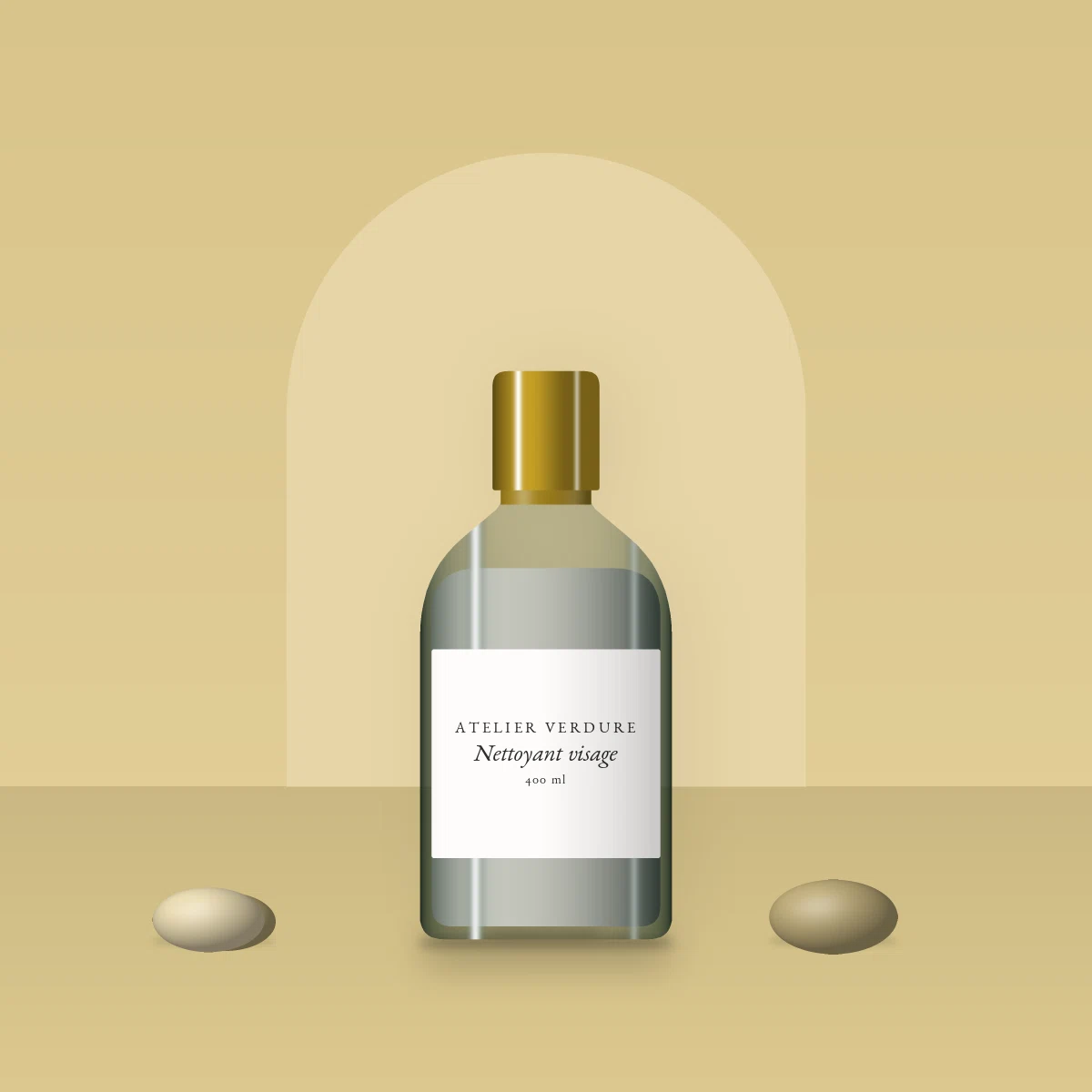 Nettoyant visage anti-imperfections à l'eau de bleuet – Atelier Verdure, photo d'ambiance