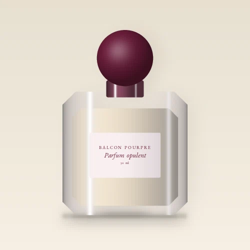 Parfum opulent au patchouli – Balcon Pourpre, flacon 30 ml