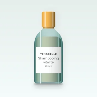 Shampooing vitalité aux extraits d'algues – Tendrelle, flacon 250 ml
