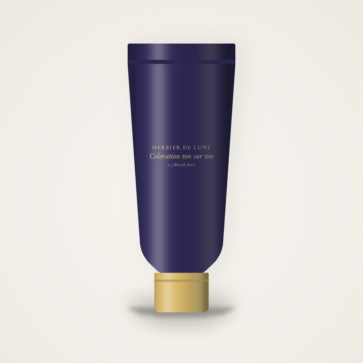 Coloration ton sur ton aux protéines de blé – Herbier de Lune, tube, teinte 7.3 Blond doré