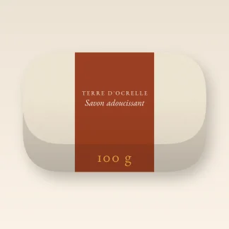 Savon adoucissant à l'huile de coco – Terre d'Ocrelle, pain 100 g