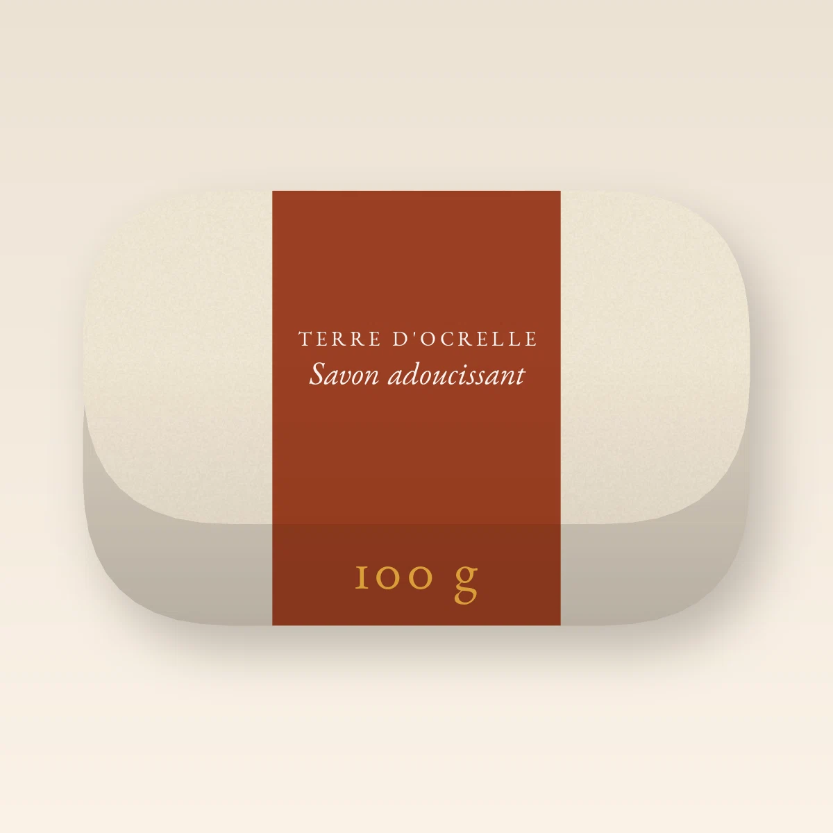 Savon adoucissant à l'huile de coco – Terre d'Ocrelle, pain 100 g