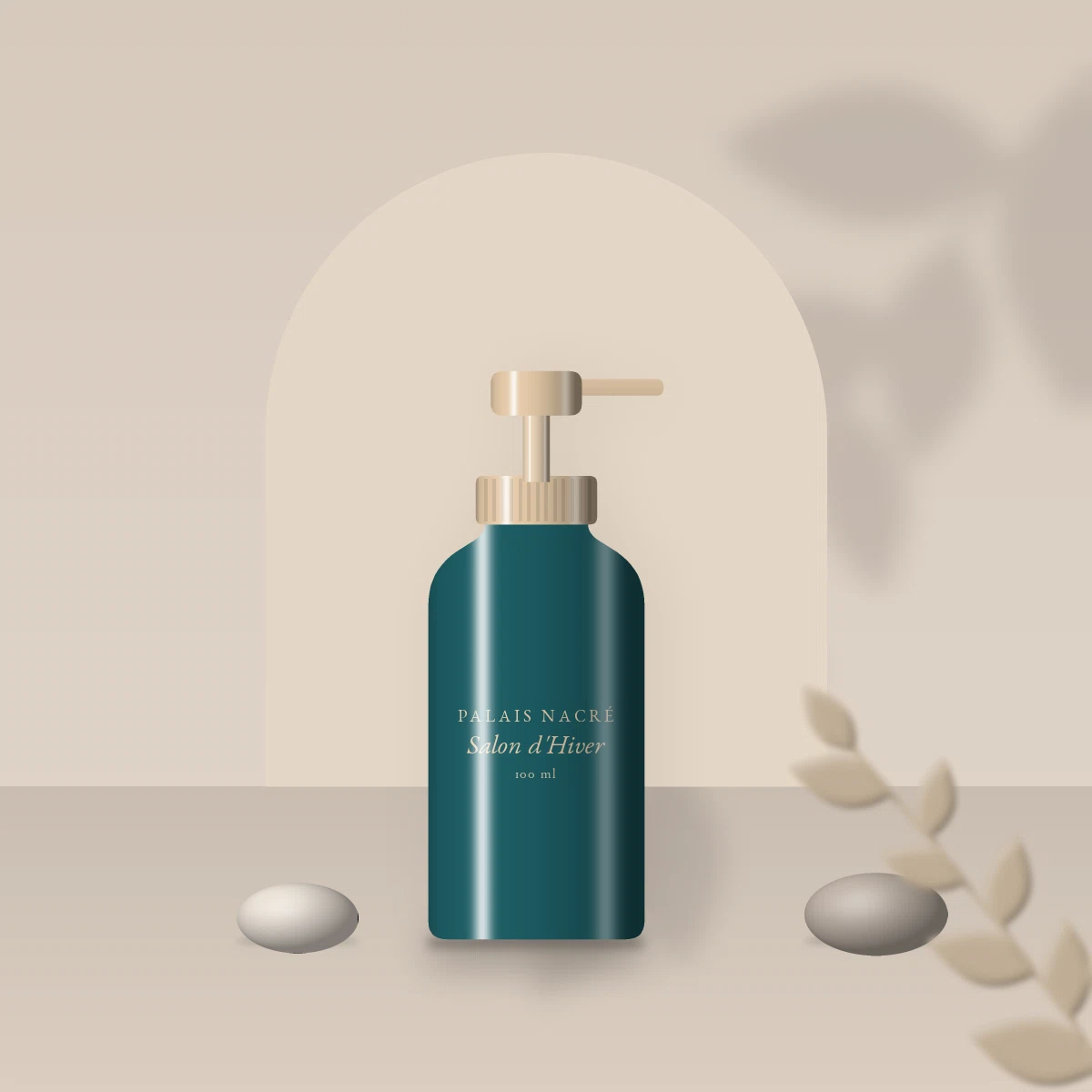 Gel douche et bain Salon d'Hiver rafraîchissant – Palais Nacré, photo d'ambiance
