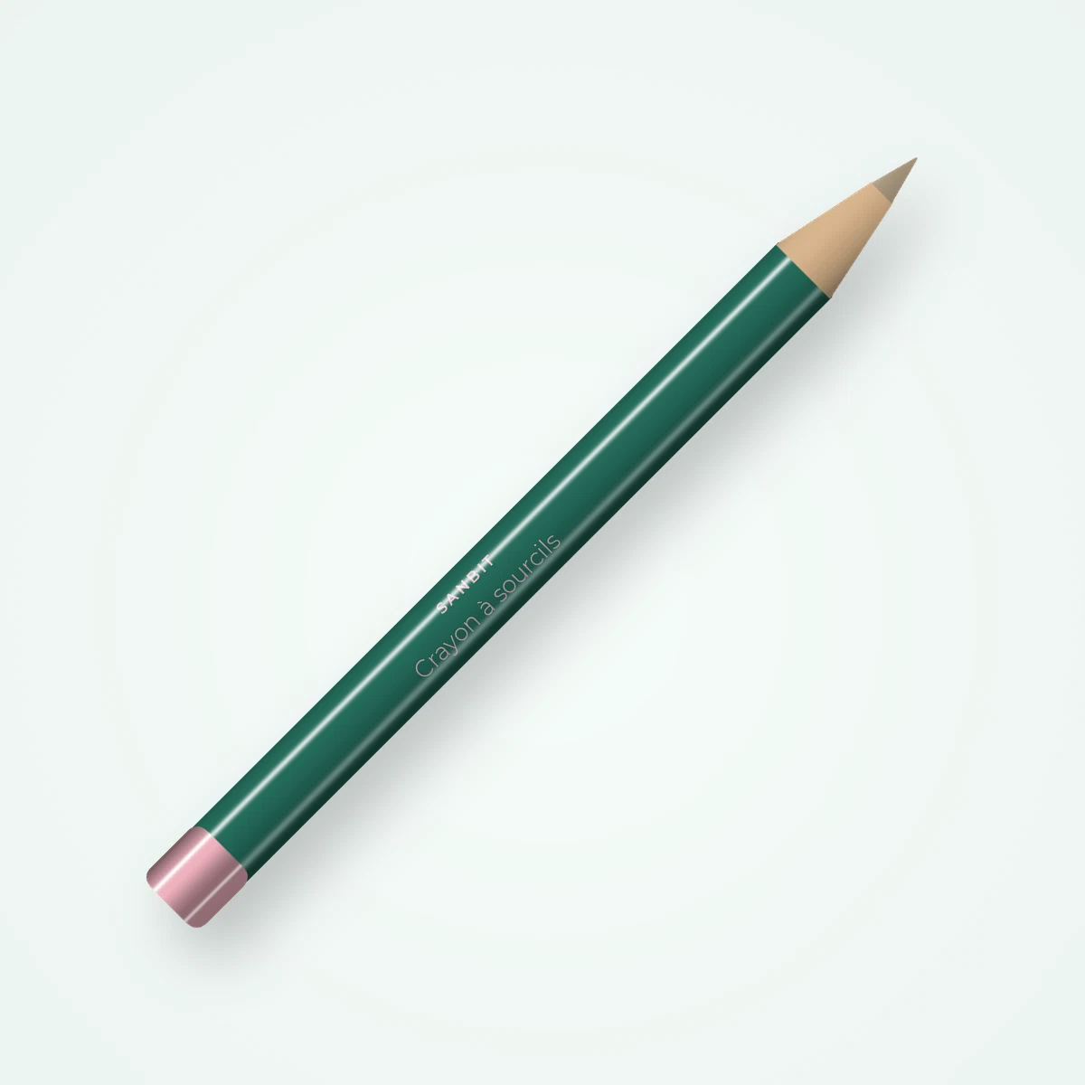 Crayon à sourcils tenue extrême à l'huile d'avocat – Sanbit, 1,1 g, teinte 01 Blond cendré