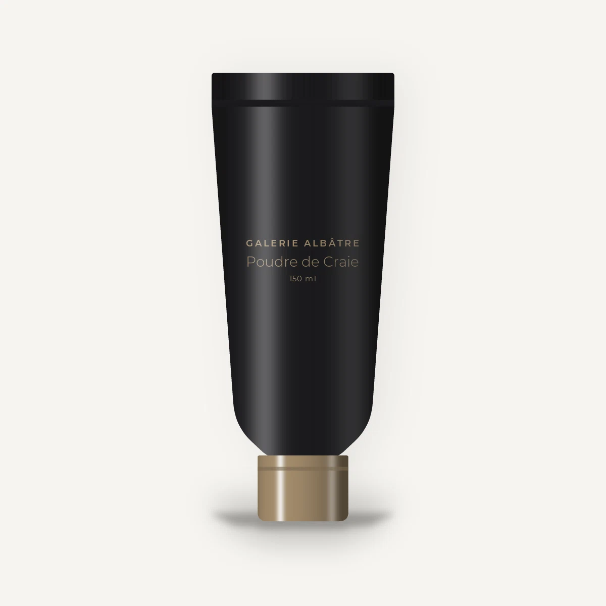 Crème à raser Poudre de Craie précieuse – Galerie Albâtre, tube 150 ml