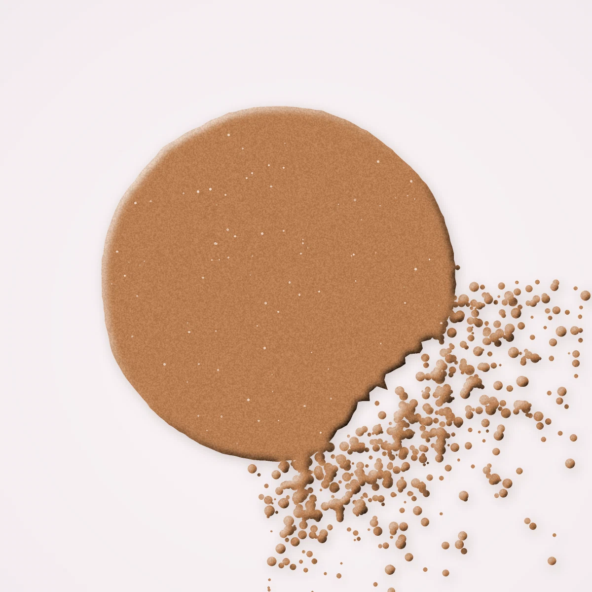 Terre de soleil Grand Escalier à l'huile de coco – Balcon Pourpre, aperçu de la teinte 05 Caramel