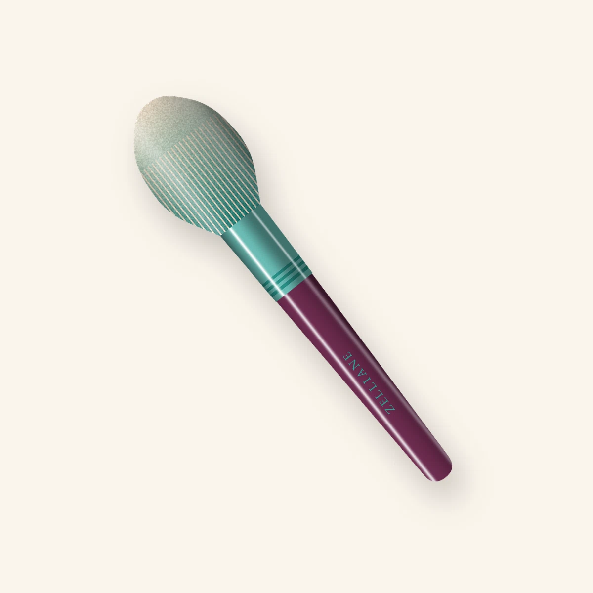 Brosse polyvalente Hammam – Zelliane, vue de face