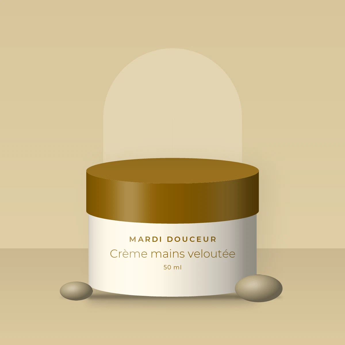 Crème mains et pieds veloutée à la niacinamide – Mardi Douceur, photo d'ambiance