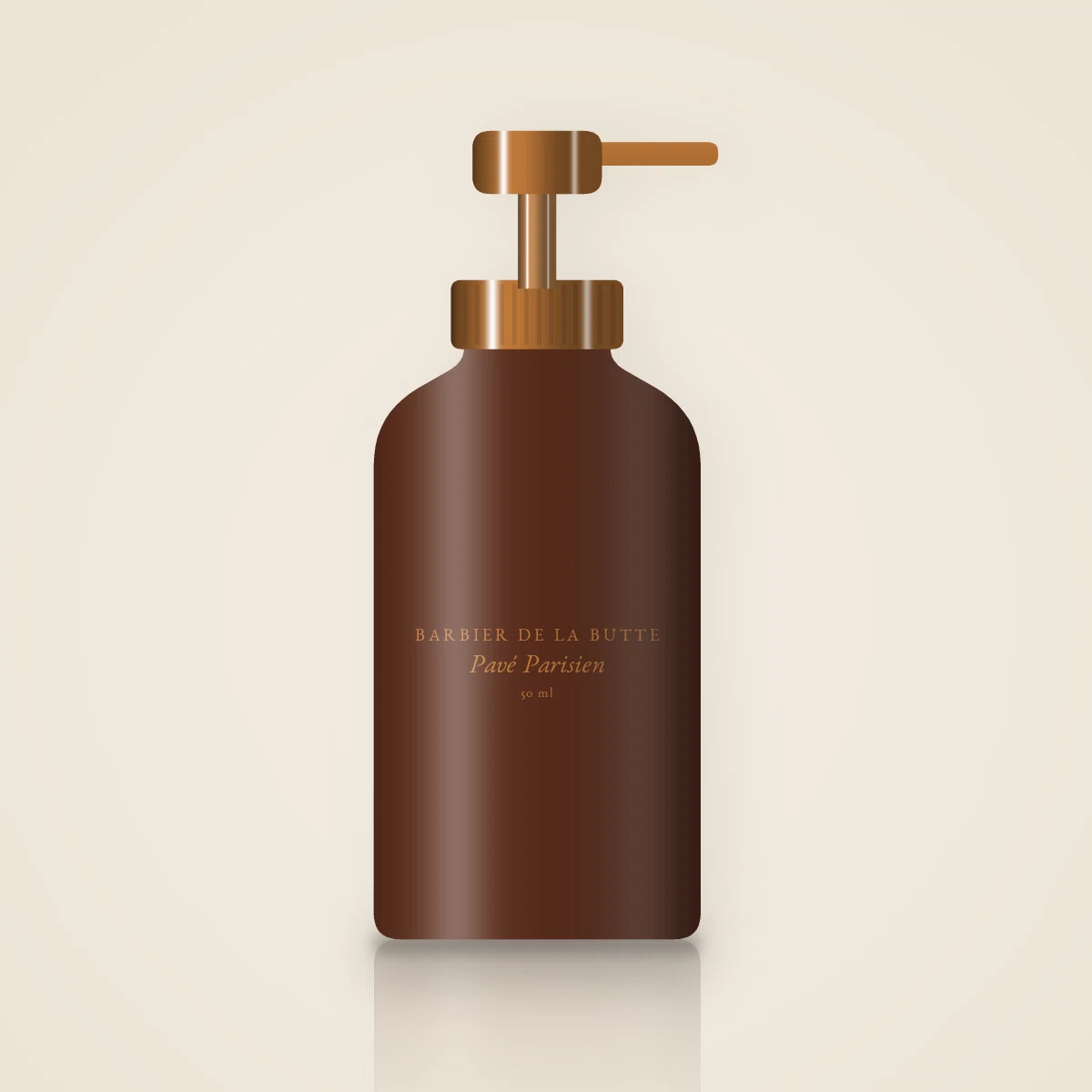 Soin visage Pavé Parisien au resvératrol – Barbier de la Butte, flacon-pompe 50 ml