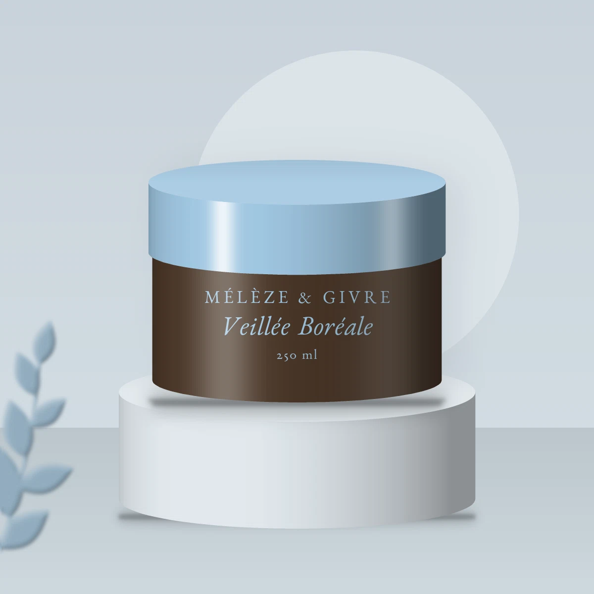 Masque capillaire Veillée Boréale au beurre de cupuaçu – Mélèze & Givre, photo d'ambiance
