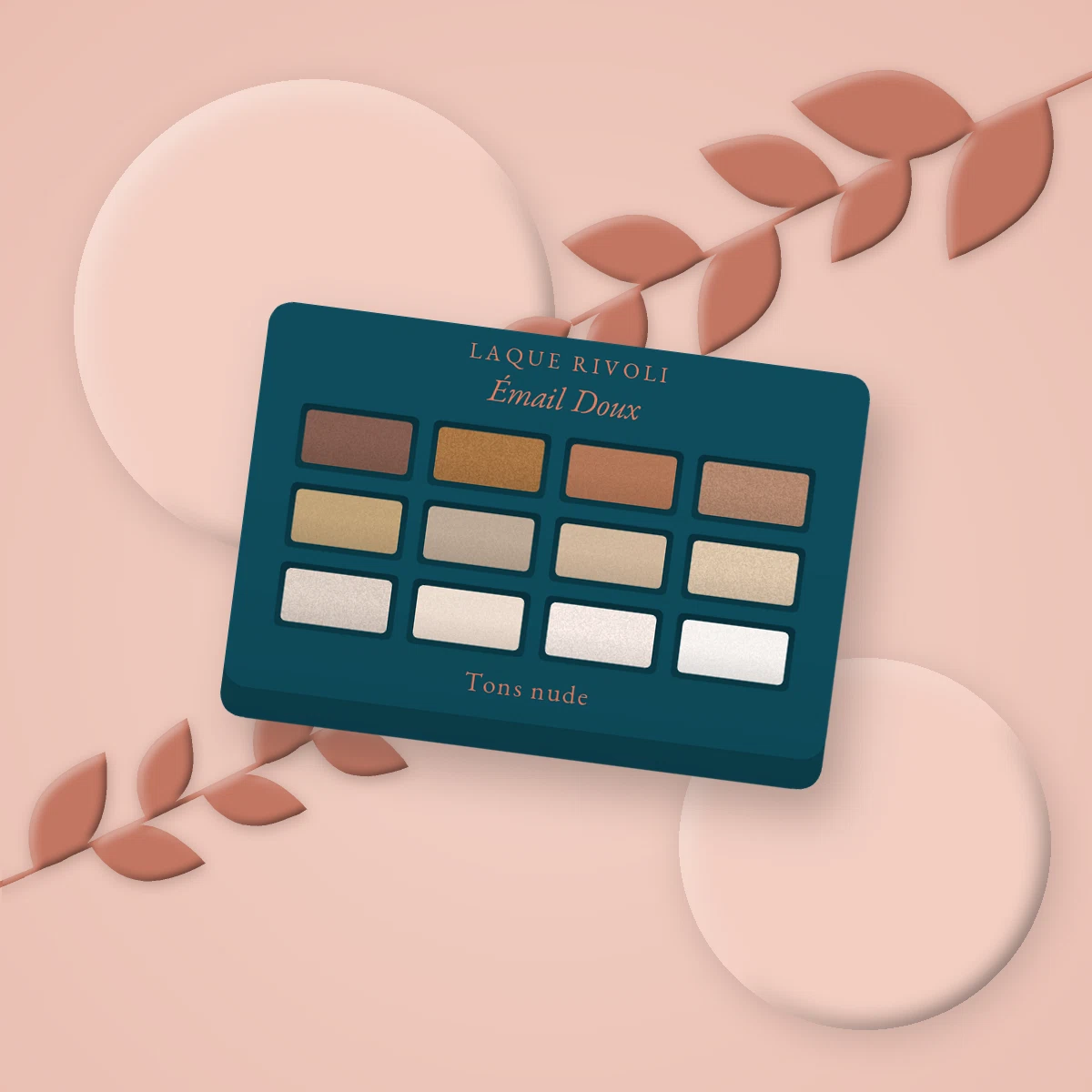 Palette yeux effet smoky Émail Doux – Laque Rivoli, photo d'ambiance