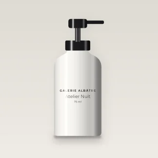 Crème hydratante Atelier Nuit à la vitamine E – Galerie Albâtre, flacon-pompe 75 ml