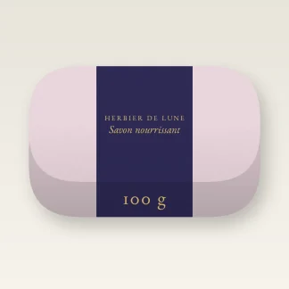 Savon nourrissant à l'argile verte – Herbier de Lune, pain 100 g