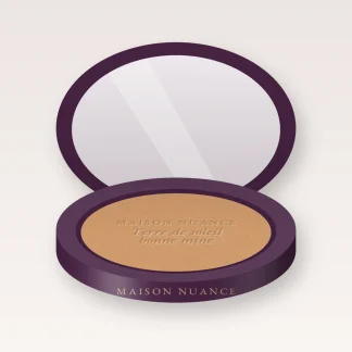 Terre de soleil bonne mine à la poudre de perle – Maison Nuance, boîtier 15 g, teinte 03 Blond doré