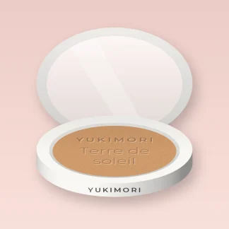 Terre de soleil sans effet poudreux au beurre de mangue – Yukimori, boîtier 10 g, teinte 03 Blond doré