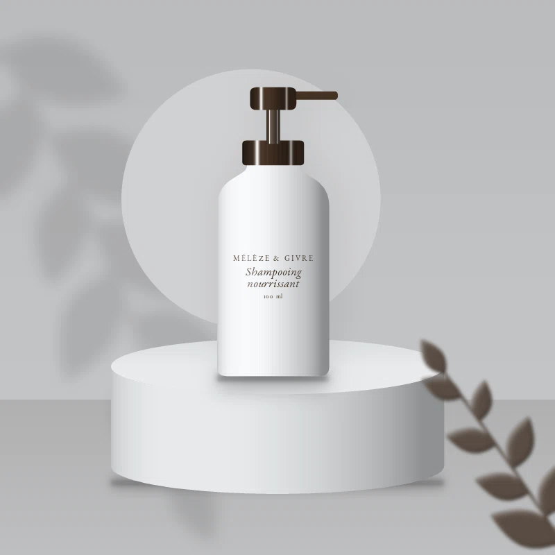 Shampooing nourrissant à la fleur d'oranger – Mélèze & Givre, photo d'ambiance