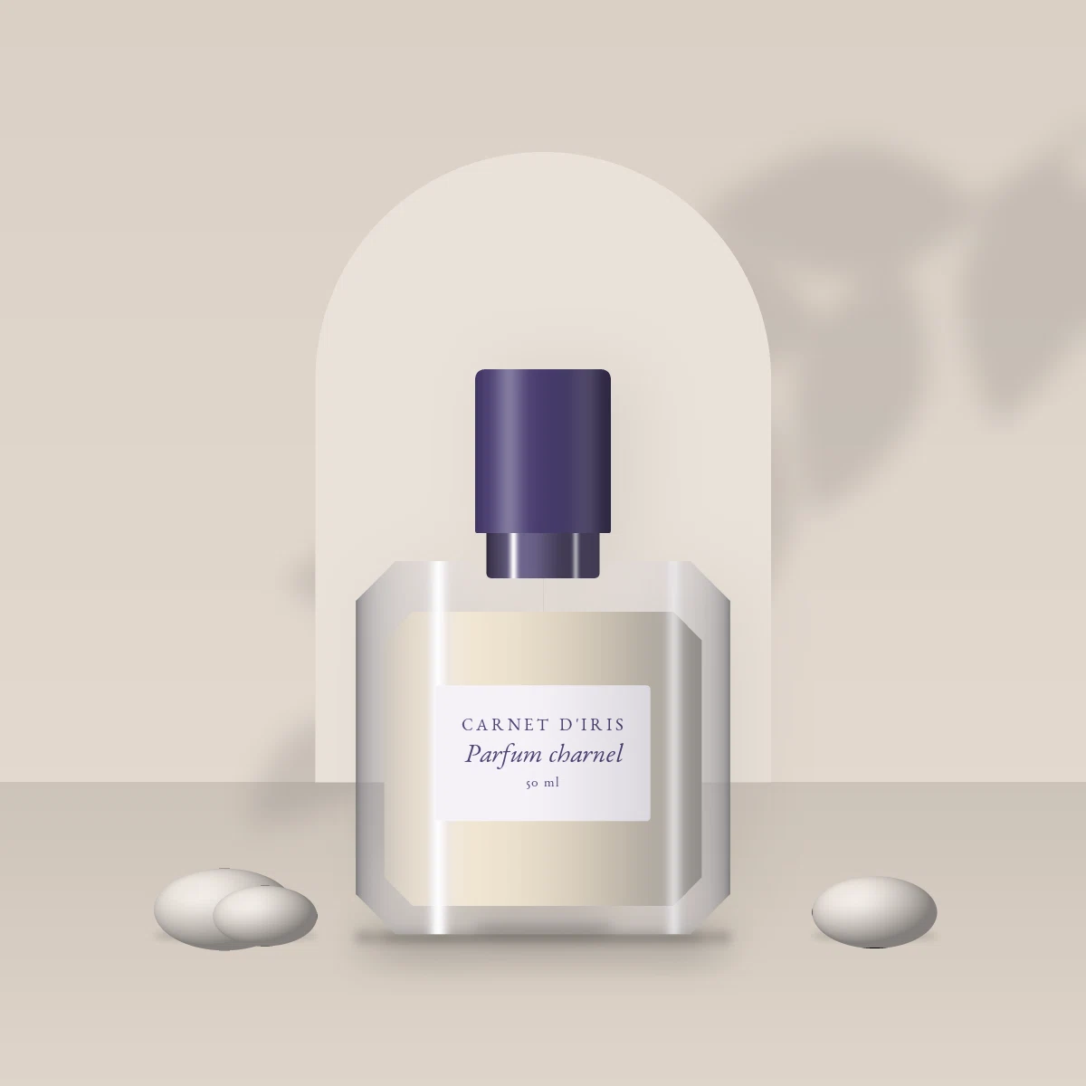 Parfum charnel au litchi pour femme – Carnet d'Iris, photo d'ambiance