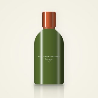 Gel douche Potager à l'huile de baobab – Les Jardins d'Aulne, flacon 1 L