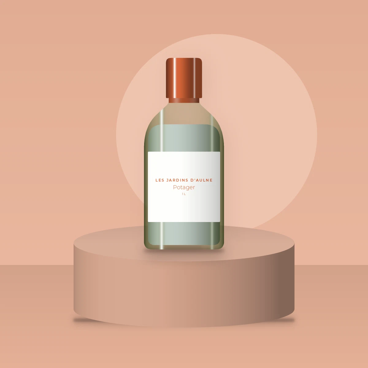 Gel douche Potager à l'huile de baobab – Les Jardins d'Aulne, photo d'ambiance