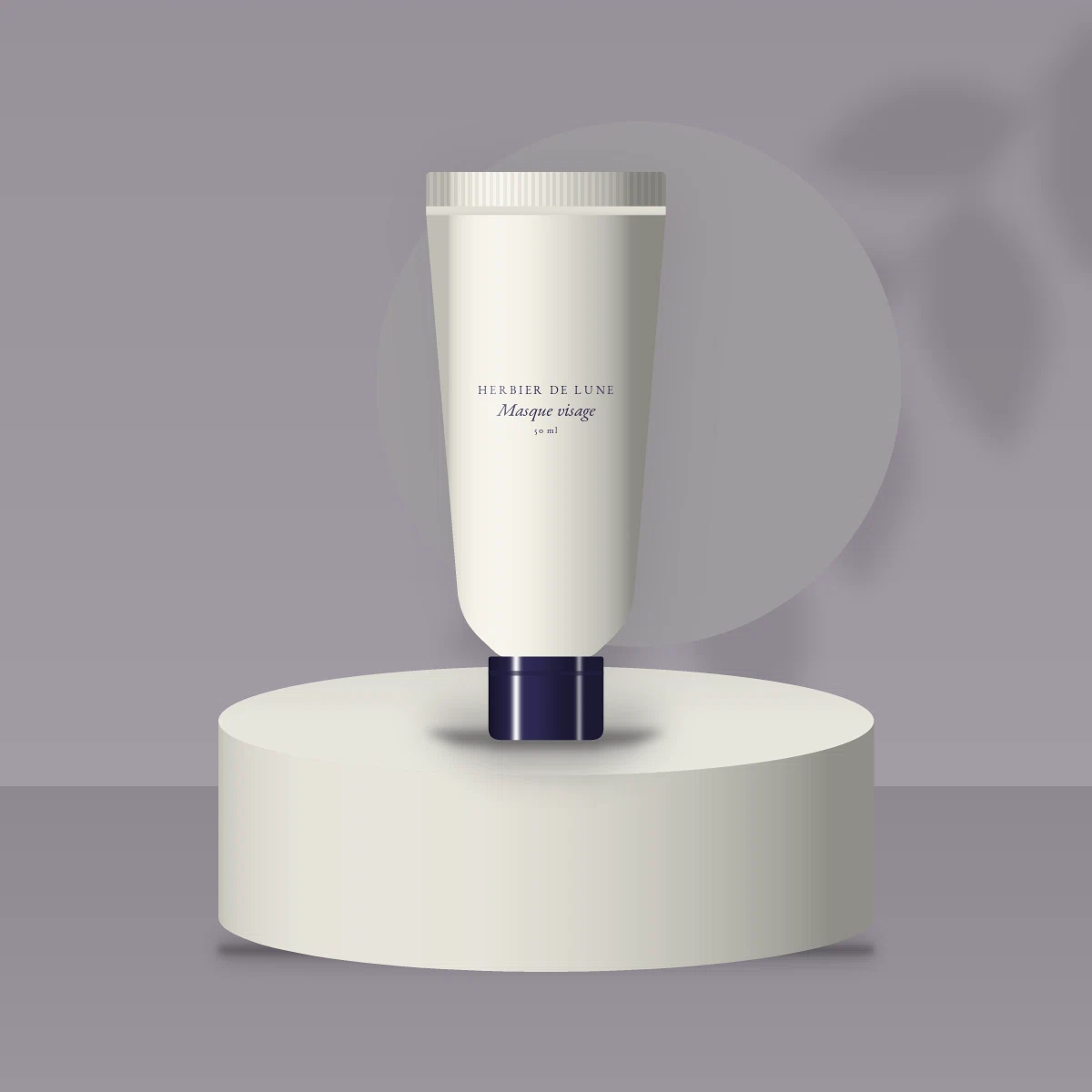 Masque visage peaux sensibles à la niacinamide – Herbier de Lune, photo d'ambiance