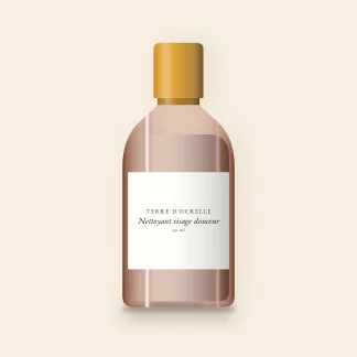 Nettoyant visage douceur à l'extrait de concombre – Terre d'Ocrelle, flacon 150 ml