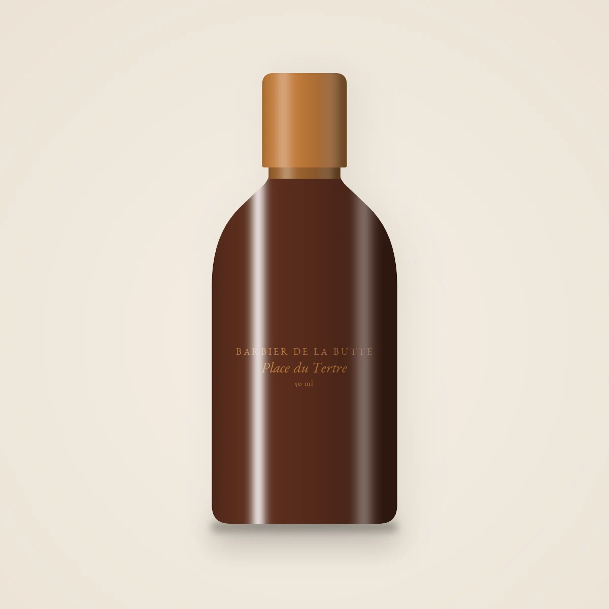 Huile à barbe Place du Tertre à la fève tonka – Barbier de la Butte, flacon 50 ml