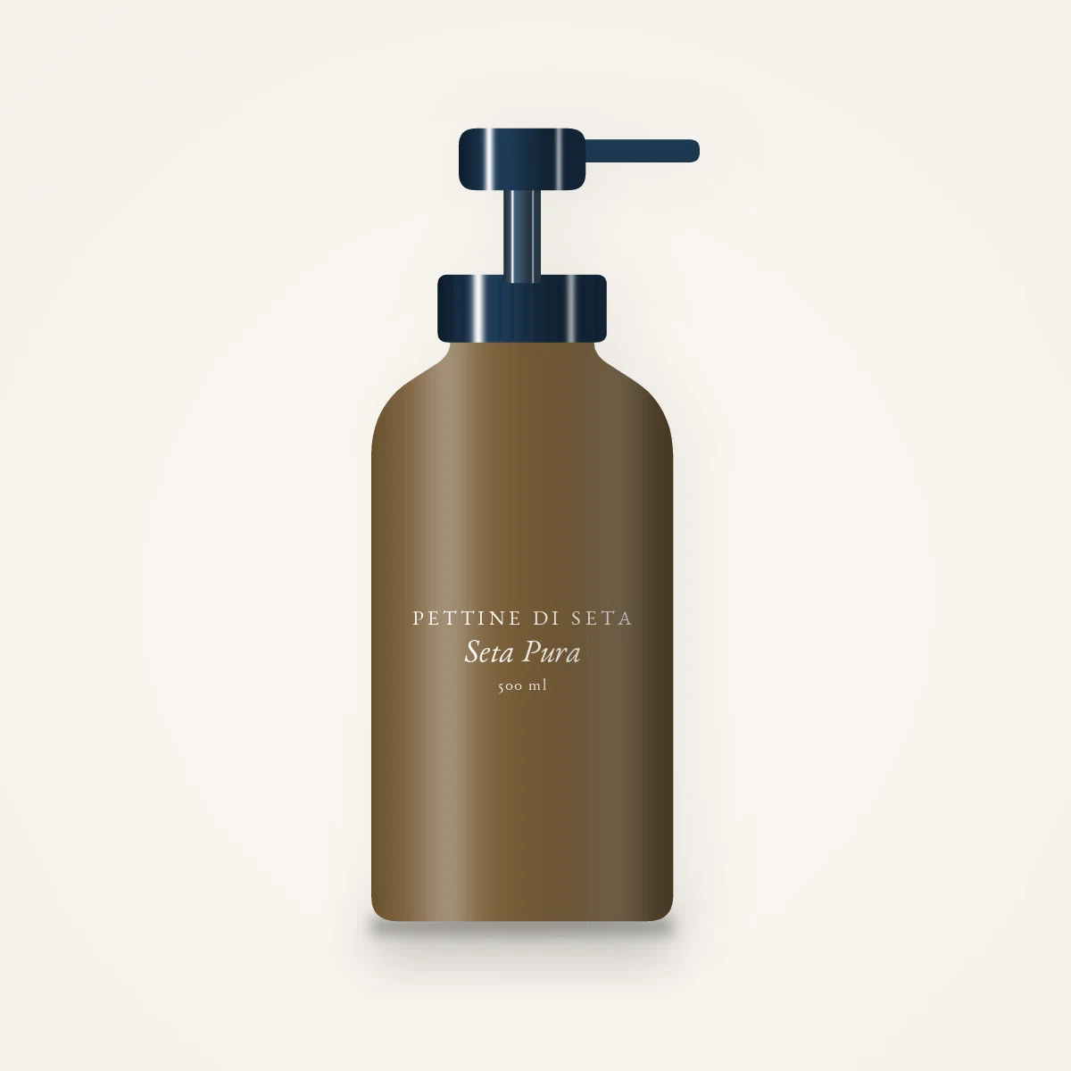 Shampooing anti-frisottis Seta Pura – Pettine di Seta, flacon-pompe 500 ml
