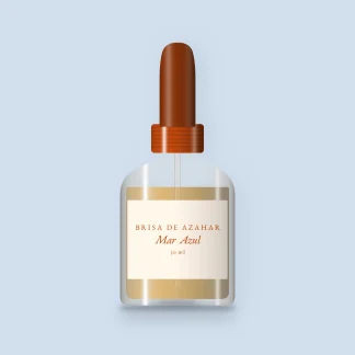 Huile capillaire Mar Azul au jojoba – Brisa de Azahar, flacon compte-gouttes 30 ml