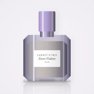 Parfum Encre Violette au néroli – Carnet d'Iris, flacon 100 ml