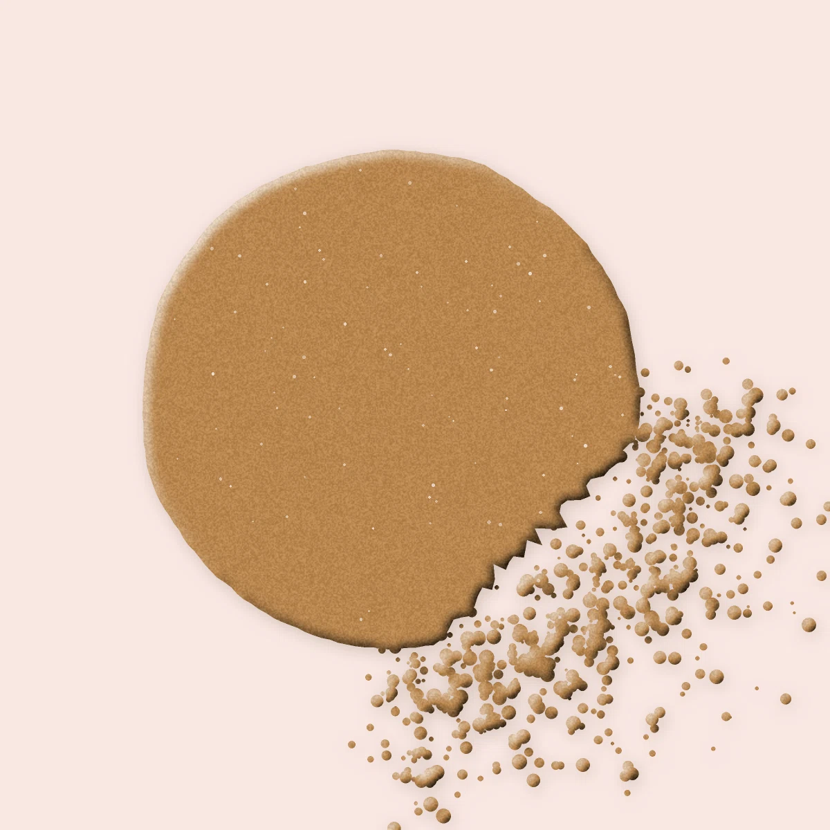 Enlumineur estompable à l'huile d'argan – Laque Rivoli, aperçu de la teinte Bronze doré