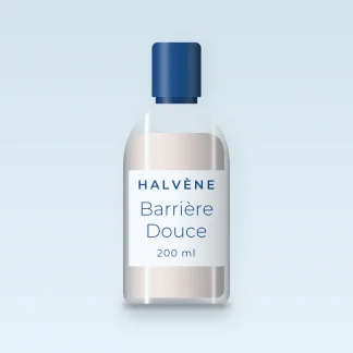 Nettoyant visage Barrière Douce à la niacinamide – Halvène, flacon 200 ml