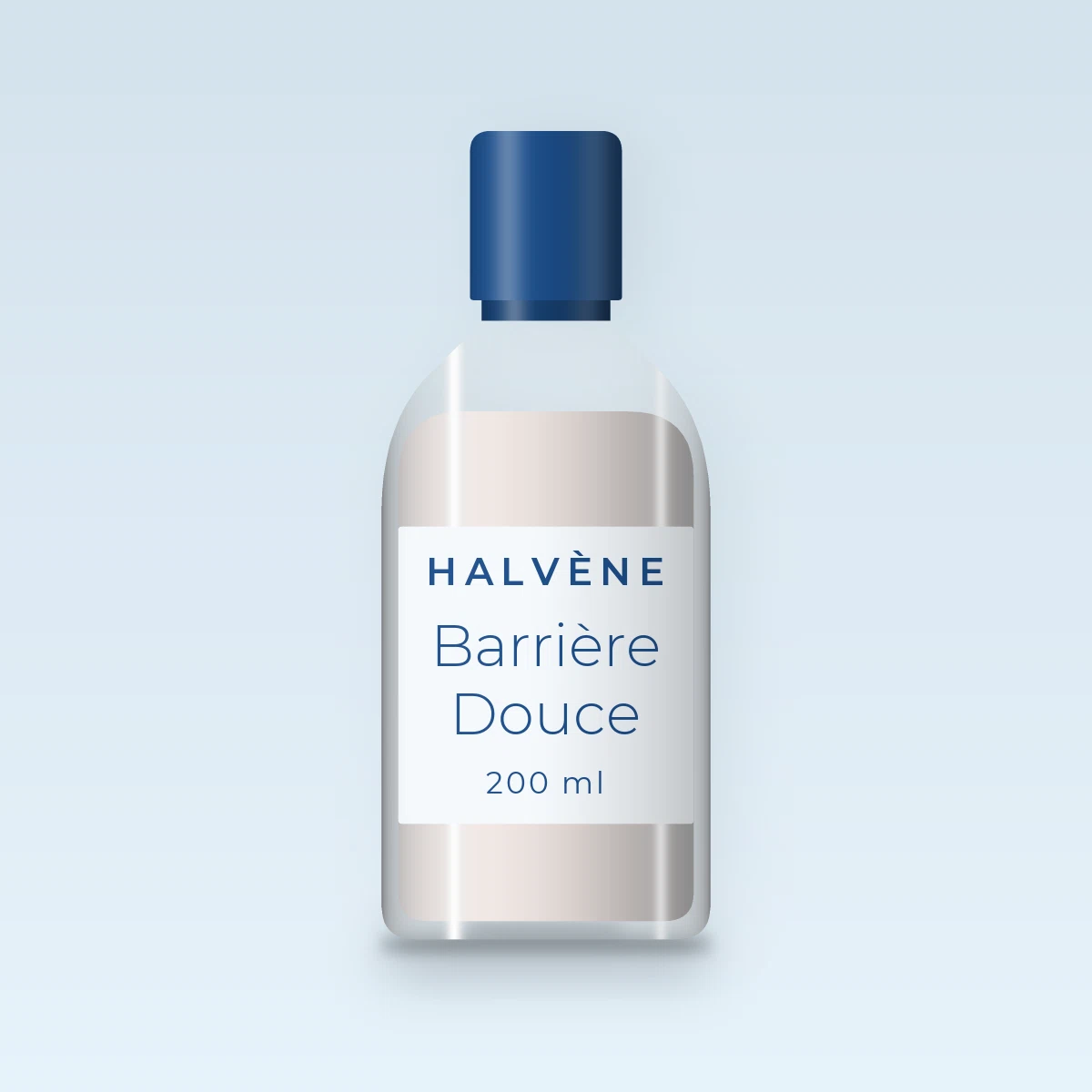 Nettoyant visage Barrière Douce à la niacinamide – Halvène, flacon 200 ml