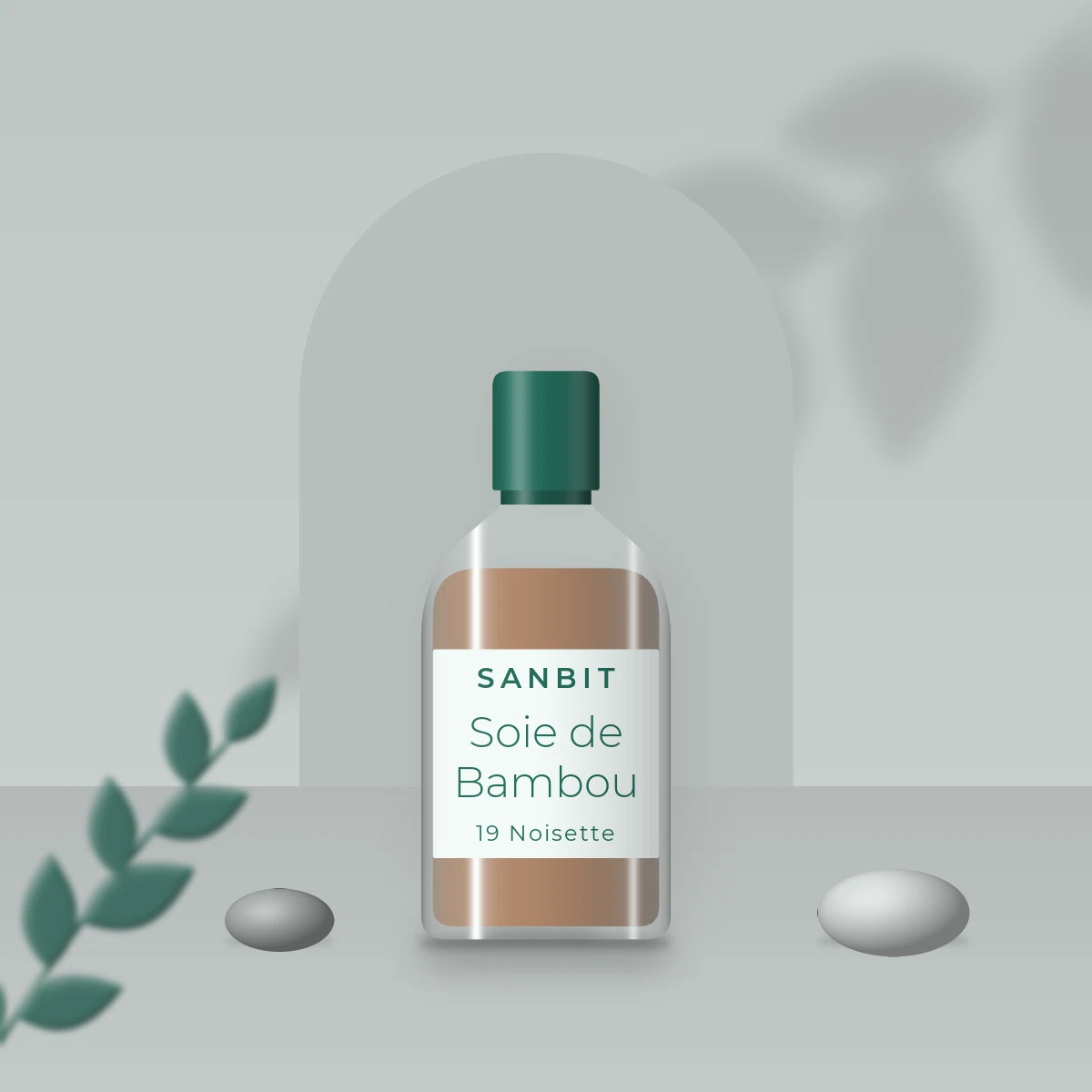 Fond de teint Soie de Bambou à l'acide hyaluronique – Sanbit, photo d'ambiance