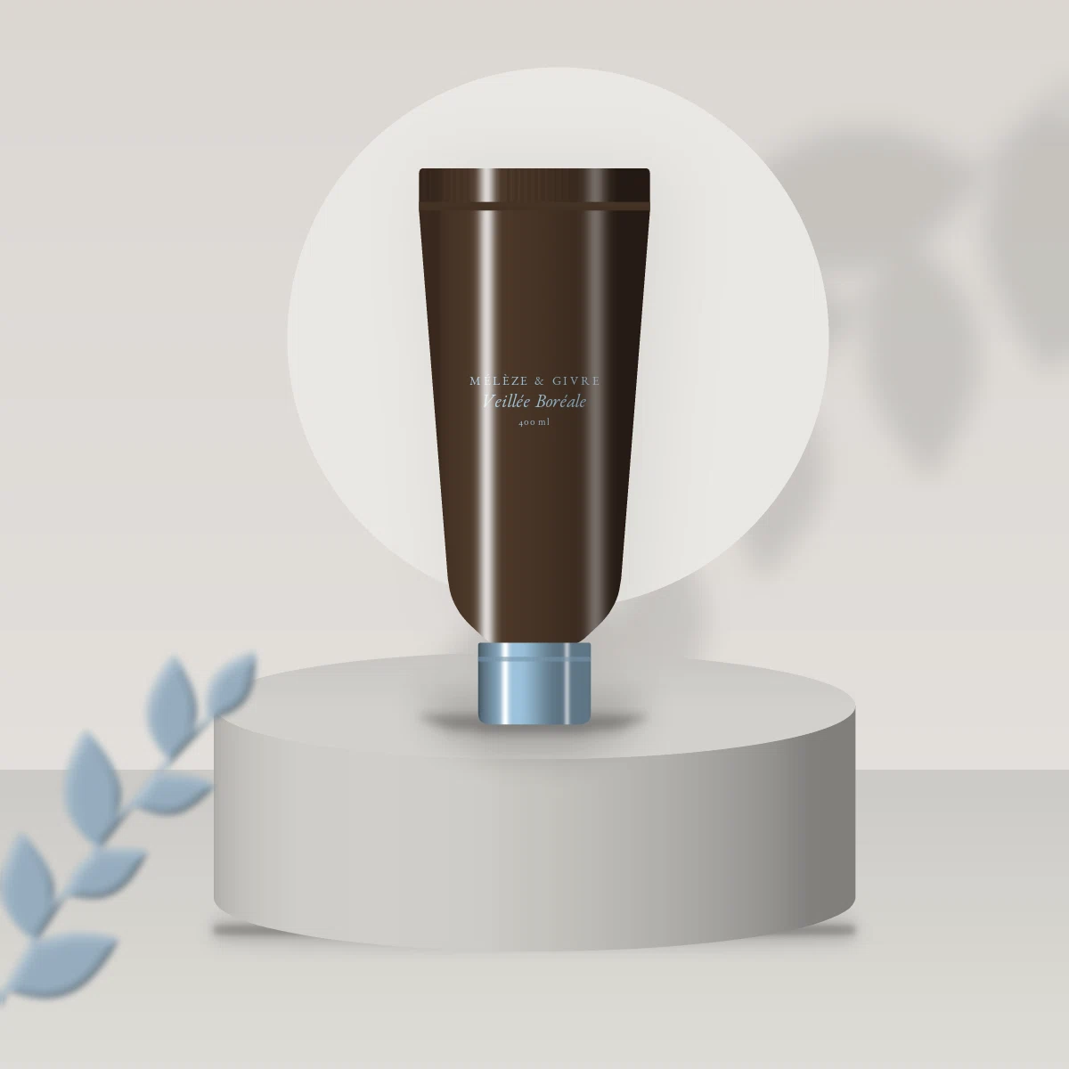 Après-shampooing Veillée Boréale à la provitamine B5 – Mélèze & Givre, photo d'ambiance