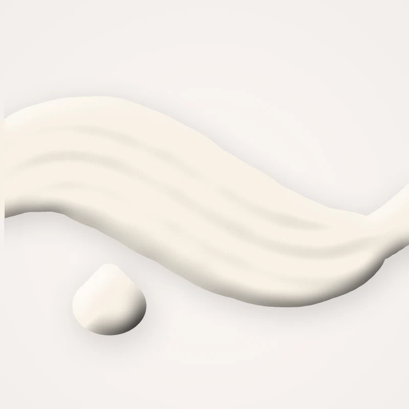 Crème solaire visage réconfortante à l'extrait de réglisse SPF 30 – Rive Opaline, aperçu de la texture