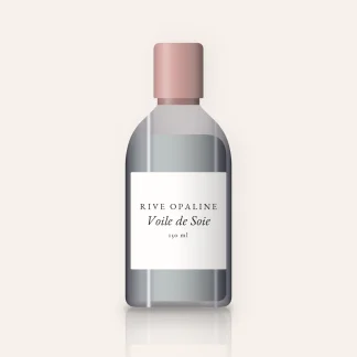 Voile de Soie nettoyant visage équilibrant – Rive Opaline, flacon 150 ml
