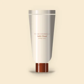 Fond de teint Sable Chaud couvrance modulable – Terre d'Ocrelle, tube 35 ml, teinte 08 Beige neutre