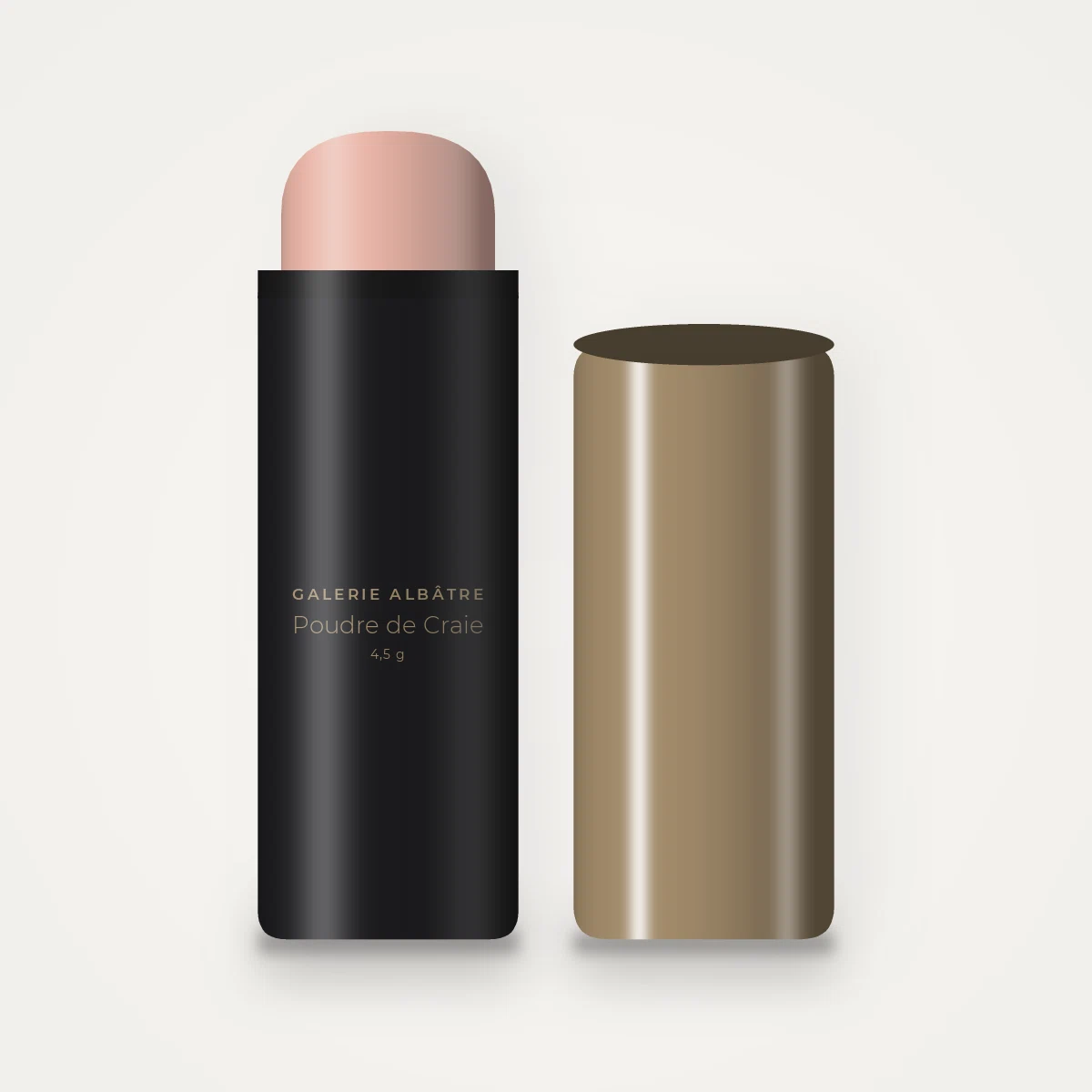 Poudre de Craie baume à lèvres doux – Galerie Albâtre, stick 4,5 g
