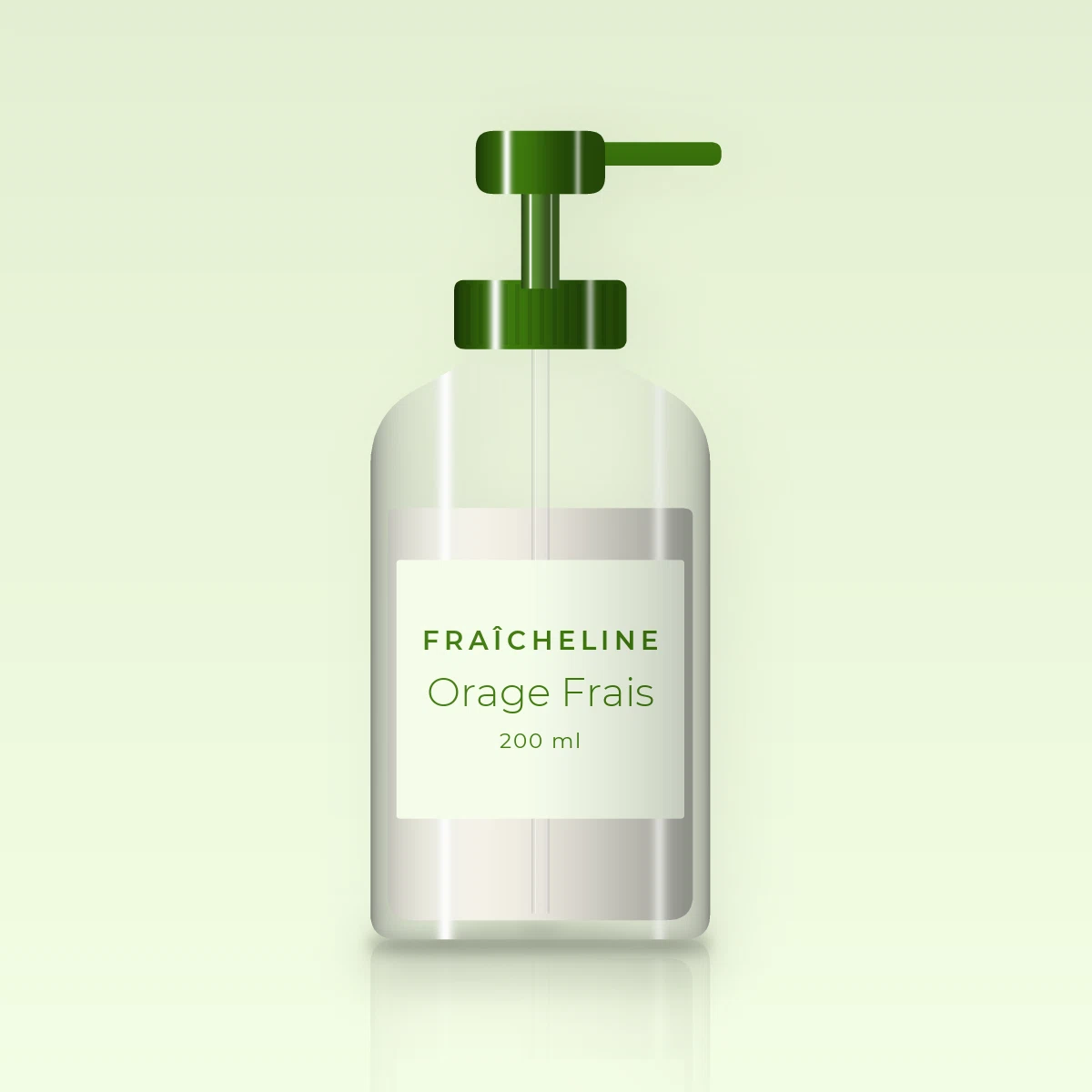 Lait corps Orage Frais au riz – Fraîcheline, flacon-pompe 200 ml