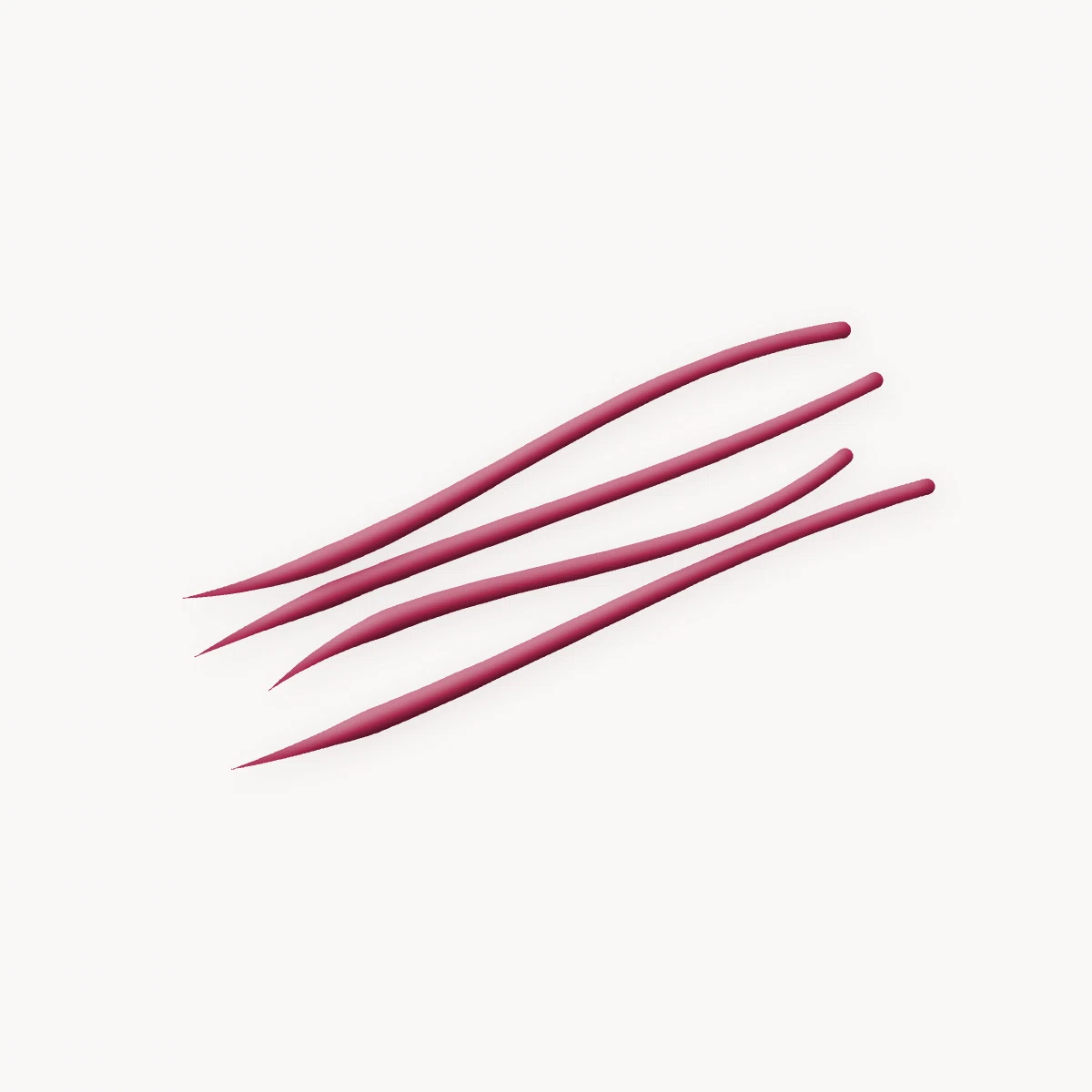 Crayon à lèvres Encre Sumi à l'huile de noisette – Yukimori, aperçu de la teinte 06 Framboise