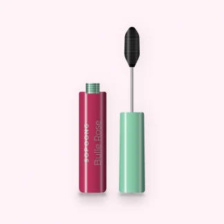 Mascara Bulle Rose volume extrême – Sopoong, flacon et brosse 8 ml, teinte Noir intense
