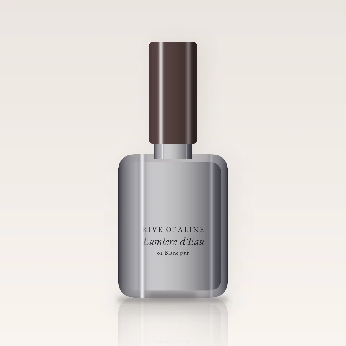 Vernis à ongles express Lumière d'Eau – Rive Opaline, flacon 10 ml, teinte 02 Blanc pur