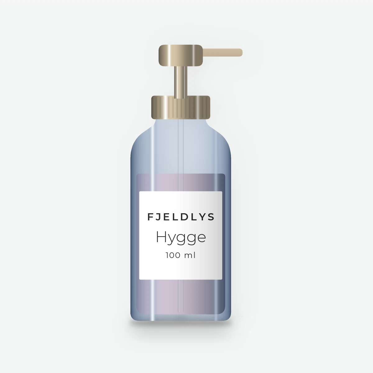 Gel douche Hygge vivifiant – Fjeldlys, flacon-pompe 100 ml