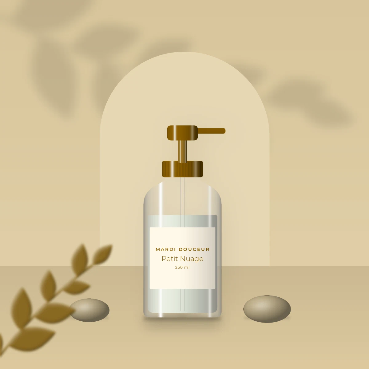 Gel douche et bain Petit Nuage adoucissant – Mardi Douceur, photo d'ambiance