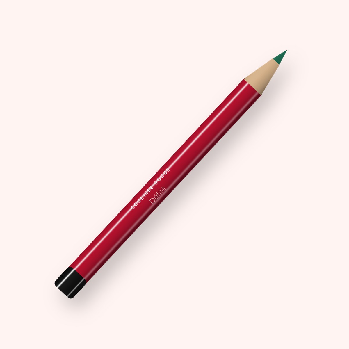Eyeliner Défilé trait fin – Coulisse Rouge, crayon 0,3 g, teinte Vert émeraude