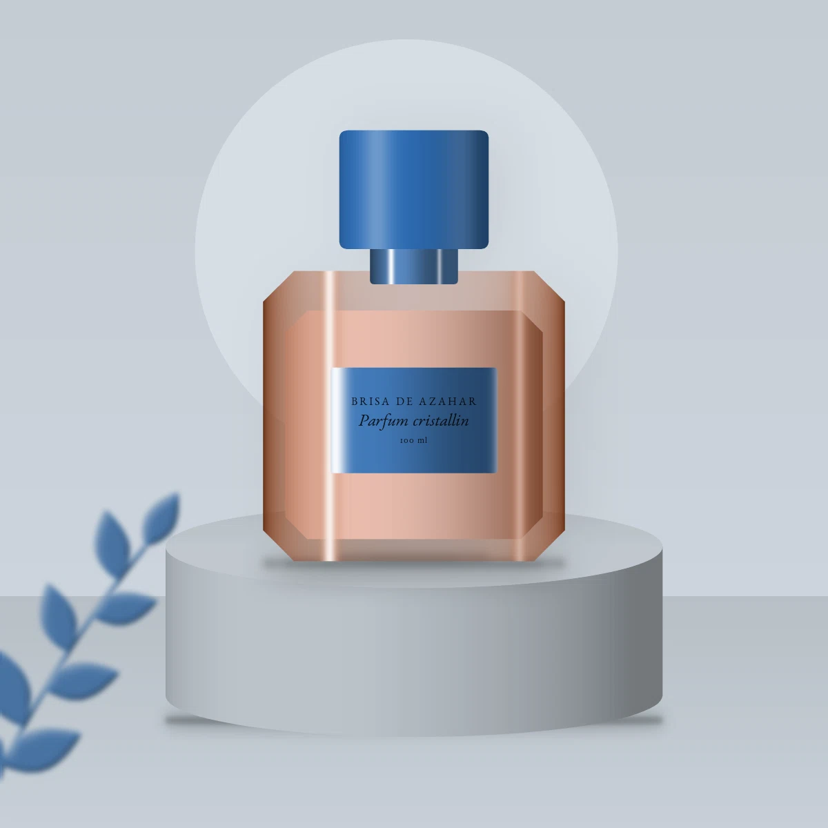 Parfum cristallin au bois de santal pour femme – Brisa de Azahar, photo d'ambiance