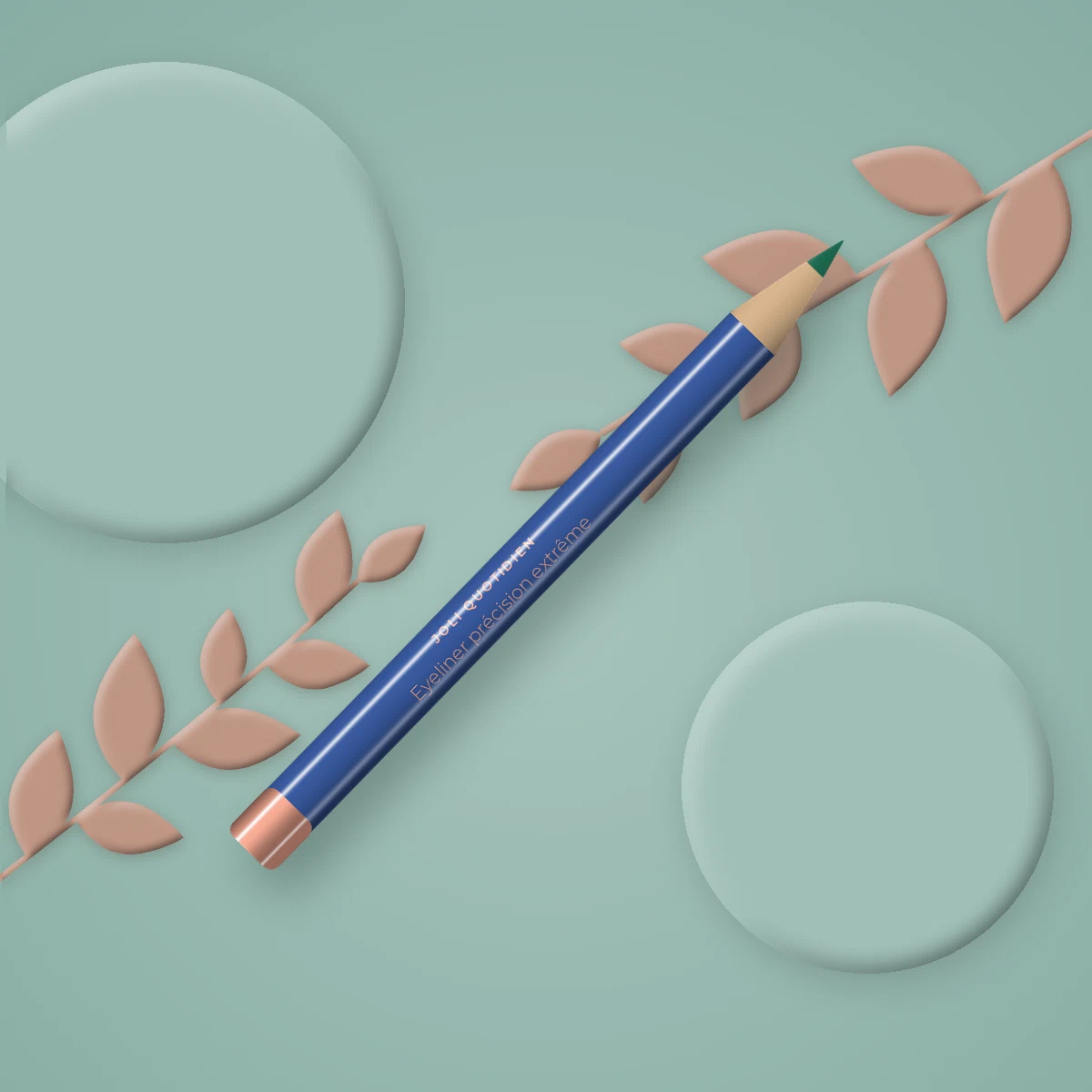 Eyeliner précision extrême à l'huile de macadamia – Joli Quotidien, photo d'ambiance