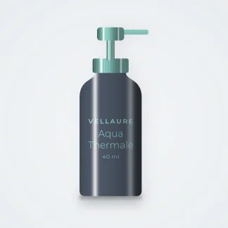 Crème solaire visage non grasse Aqua Thermale SPF 30 – Vellaure, flacon-pompe 40 ml
