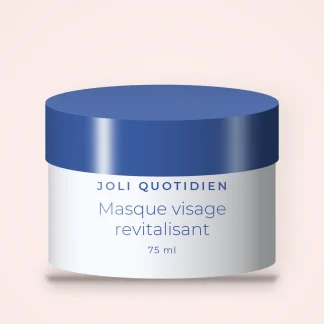 Masque visage revitalisant au charbon végétal – Joli Quotidien, pot 75 ml